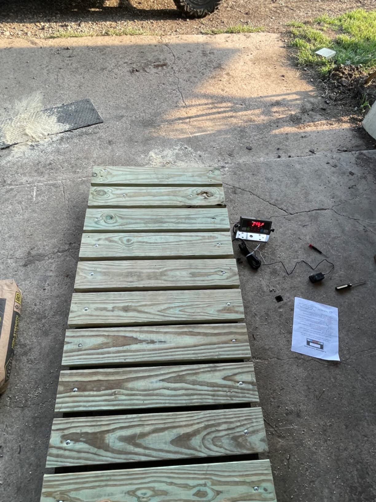Livestock Scale kit HS-520 Cattle Chute Scale kit Animal Scale kit Floor Scale kit customer photo 1