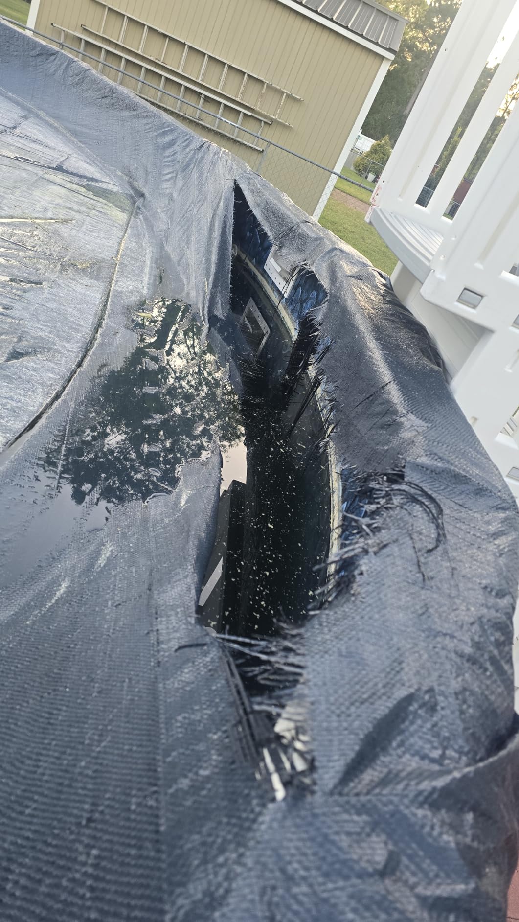 Winter Block 18 ft Round Pool Winter Cover for Above Ground Pools - 8-Year Warranty customer photo 2