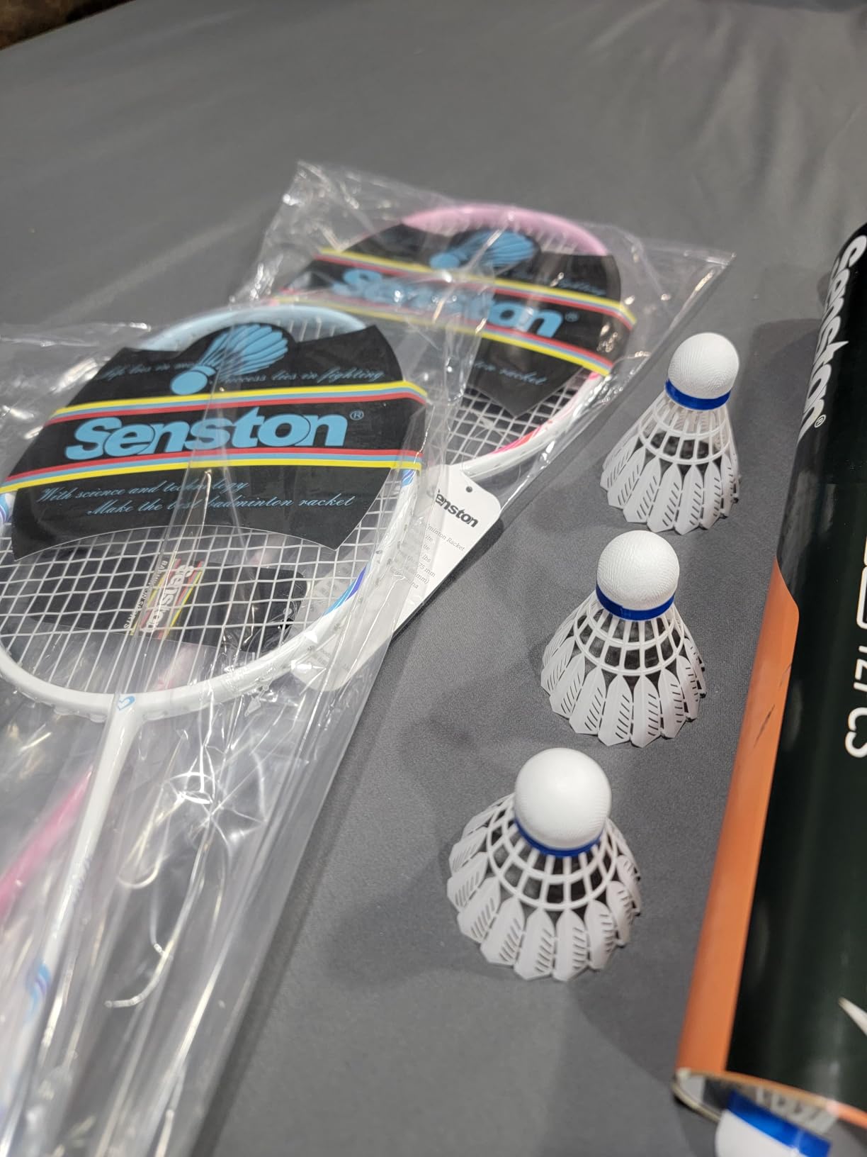 Senston N80 Carbon Fiber Badminton Racket 79g Lightweight 2-Player Set customer photo 2