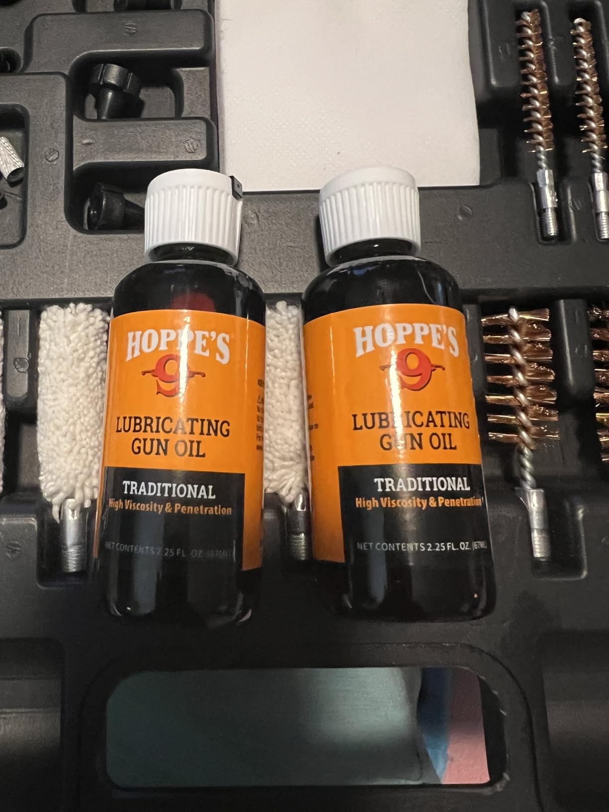 Hoppe's Deluxe Gun Cleaning Kit - 62 Piece Universal Cleaning Kit for Pistols, Rifles, & Shotguns, Includes Oil, Brushes, Rods and More customer photo 2
