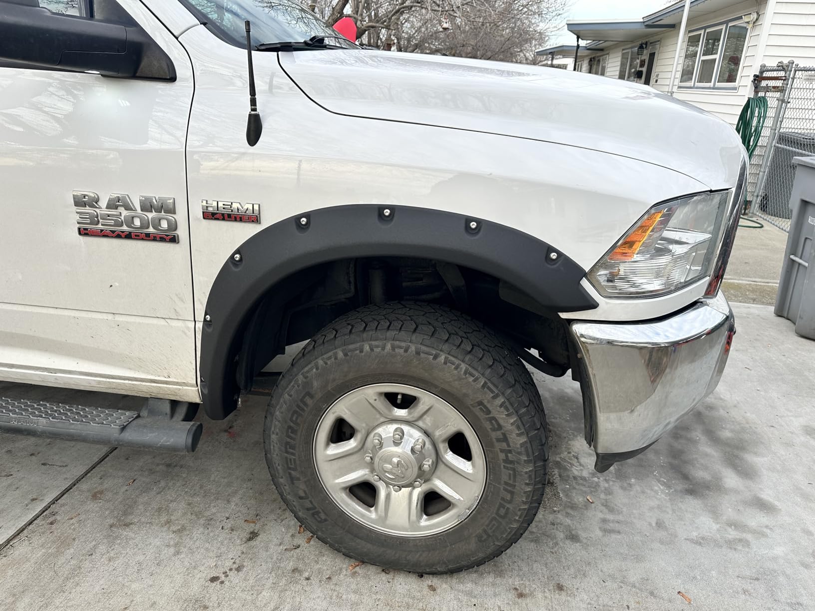 ECOTRIC Fender Flares Compatible with 2009-2023 Ram 1500 Wheel Flares 4Pcs | Compatible with 2009-2010 Dodge Ram 1500/2011-2018 Ram 1500/2019-2023 Ram 1500 Classic Fleetside, Truck Wheel Flares Wheel customer photo 2