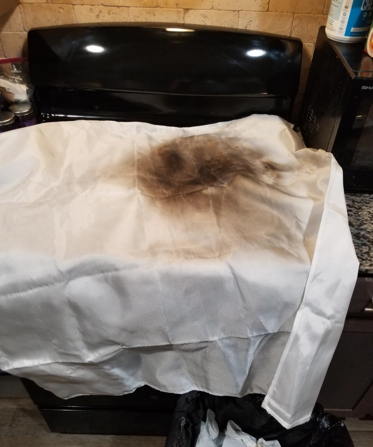 Fire Blanket for Home and Kitchen, Emergency for Small Fire, Reused, 4 pcs customer photo 1