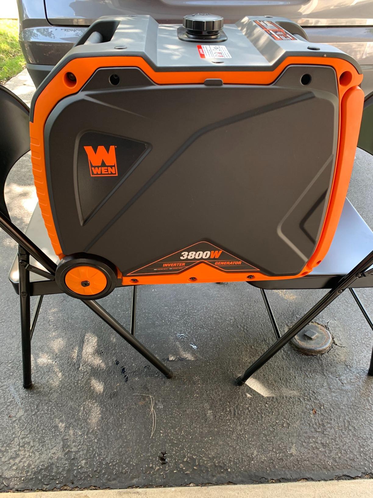 WEN Super Quiet 3800-Watt RV-Ready Portable Inverter Generator with Fuel Shut-Off and Electric Start (56380i) customer photo 1