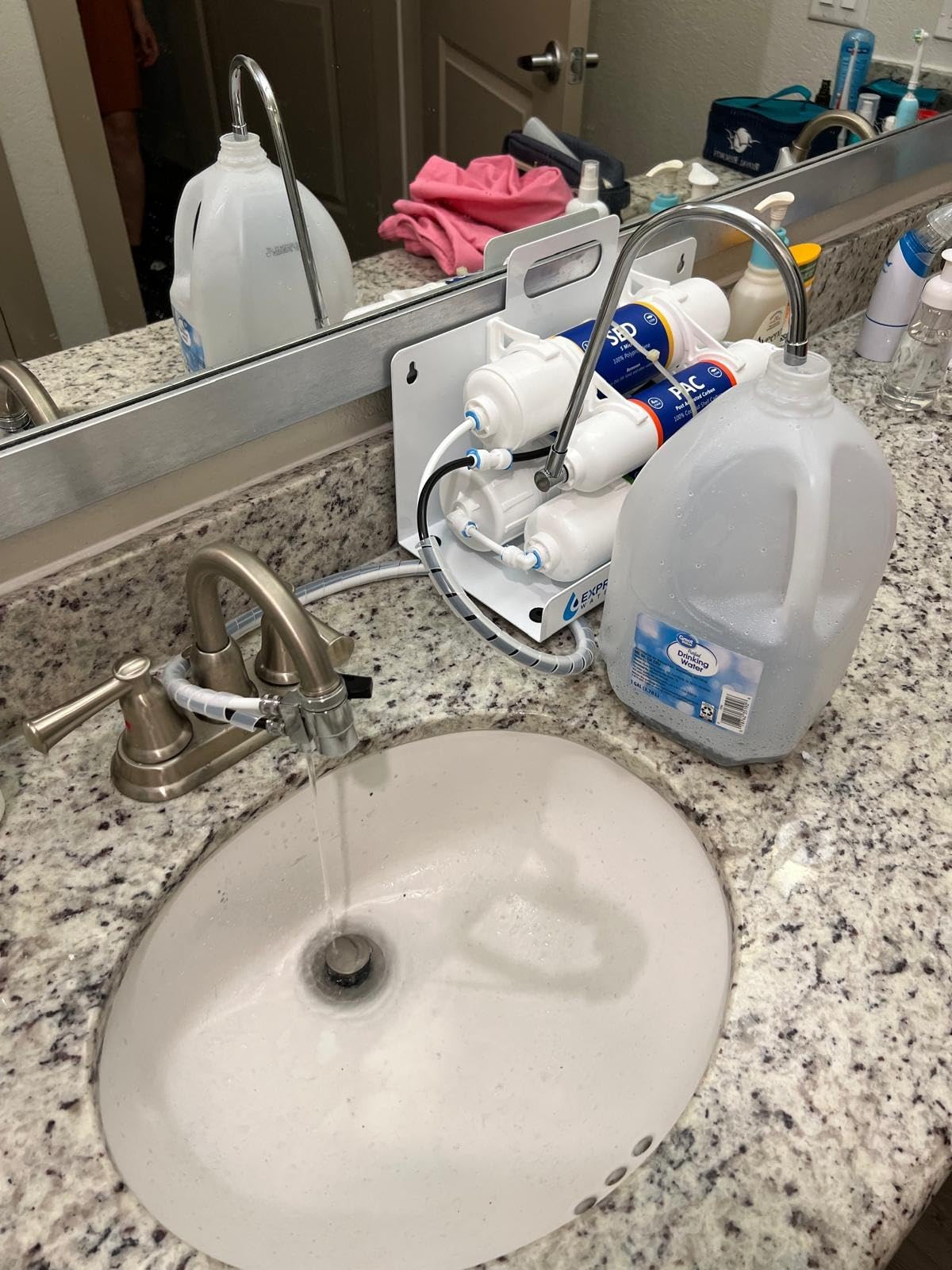 Express Water Countertop Reverse Osmosis Water Filtration System, White customer photo 2
