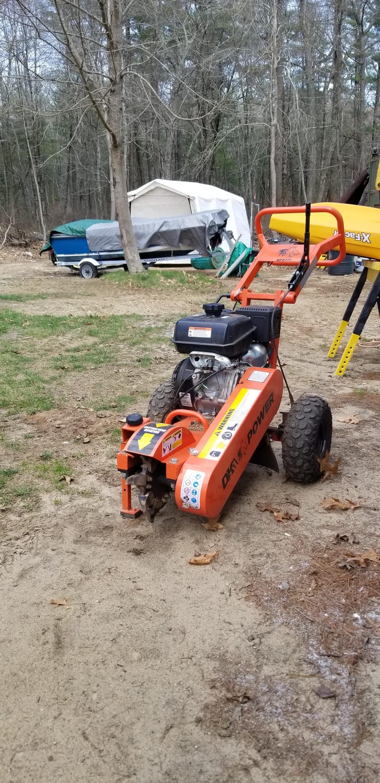 DK2 OPG777 12 in. 14 HP Stump Grinder with CH440 Command PRO Commercial Gas Engine customer photo 1