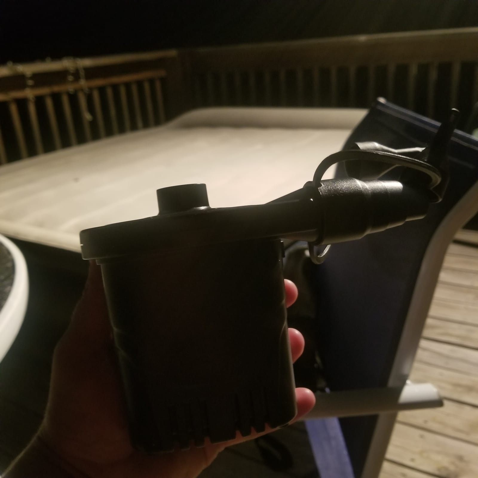 AGPTEK Rechargeable Air Pump,4000mAh Quick-Fill Inflator Deflator,3 Nozzles customer photo 2