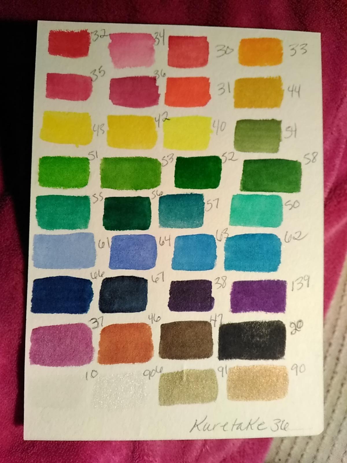 Kuretake Gansai Tambi Watercolor Paint Set, 48 Colors, Made in Japan | 48 vivid opaque colors, large pans, palette & color chart, Artist Grade customer photo 1