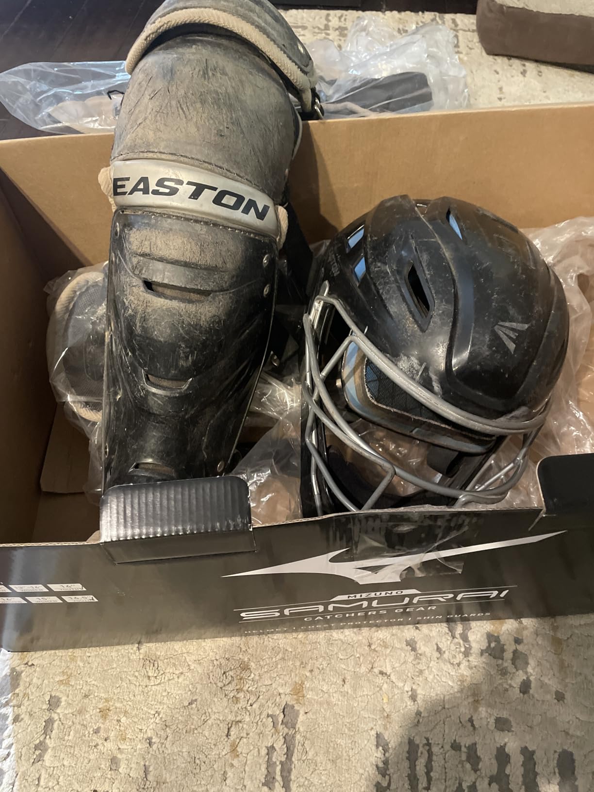 Mizuno Samurai Adult Baseball Boxed Catcher's Gear Set customer photo 1