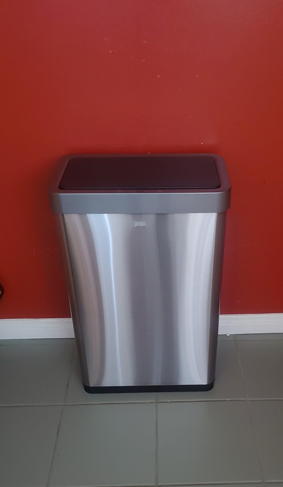 EKO Mirage X 80 Liter / 21.1 Gallons Motion Sensor Trash Can or Recycling Bin, Automatic Large Kitchen Trash Can Touchless, Stainless Steel customer photo 2