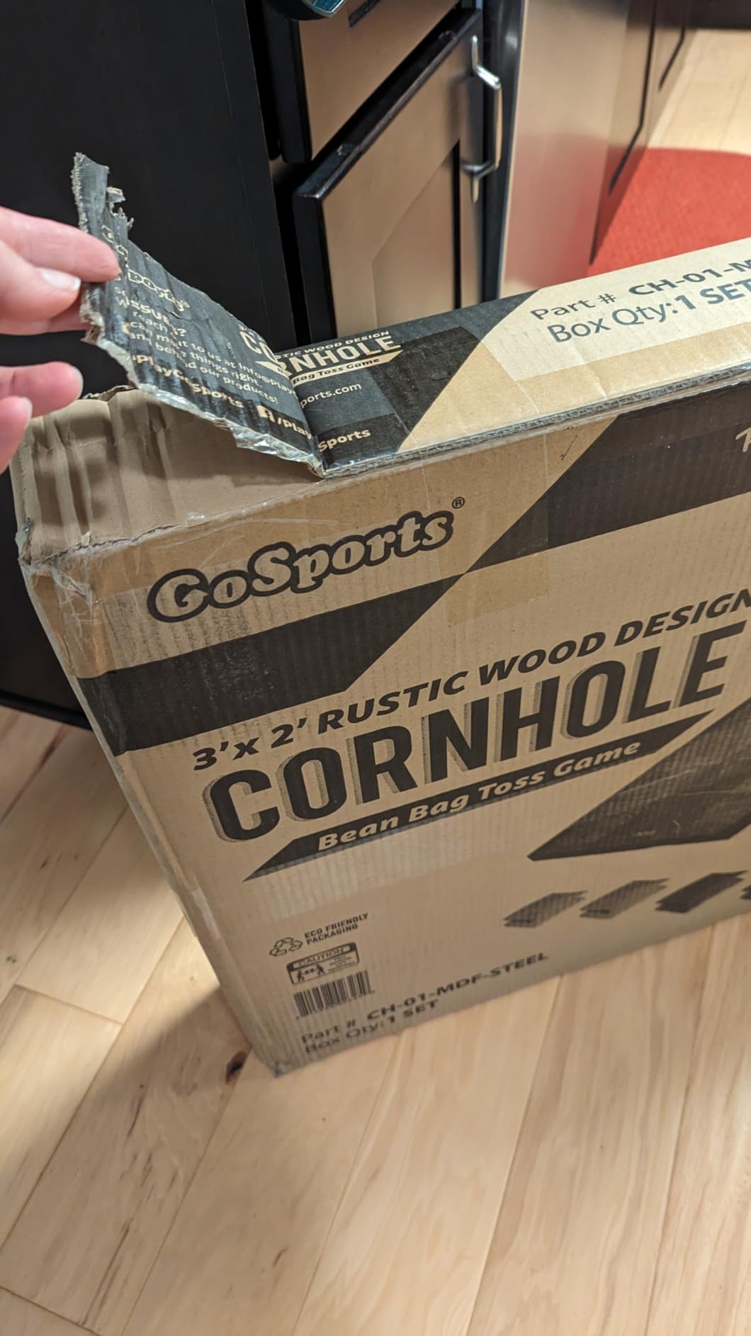 GoSports Portable Cornhole Sets, 8 Styles - Choose 4 x 2 ft or 3 x 2 ft - Boards Include 8 Bean Bags, Travel Case, and Game Rules customer photo 1