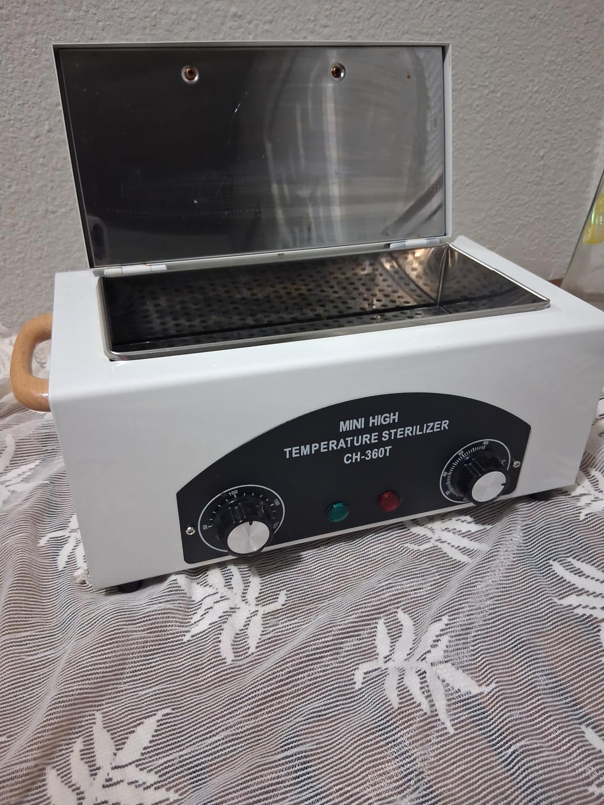 High Temperature Sterilizer Dry Heat Nail Tool Dental Tool Sterilizer 1.5L customer photo 1