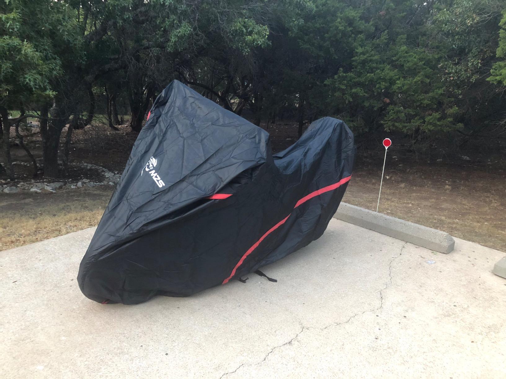 MZS Motorcycle Cover Waterproof Outdoor fits up to 96