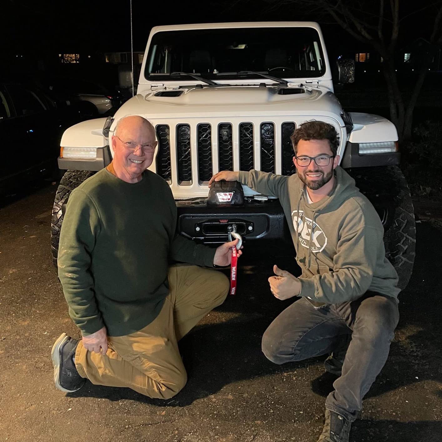 WARN VR EVO 12-S Electric 12V Winch - 12,000 lb Pull Capacity, Synthetic Rope, IP68 Waterproof, High-Performance Off-Road Recovery Winch for Trucks, Jeeps, and SUVs customer photo 2