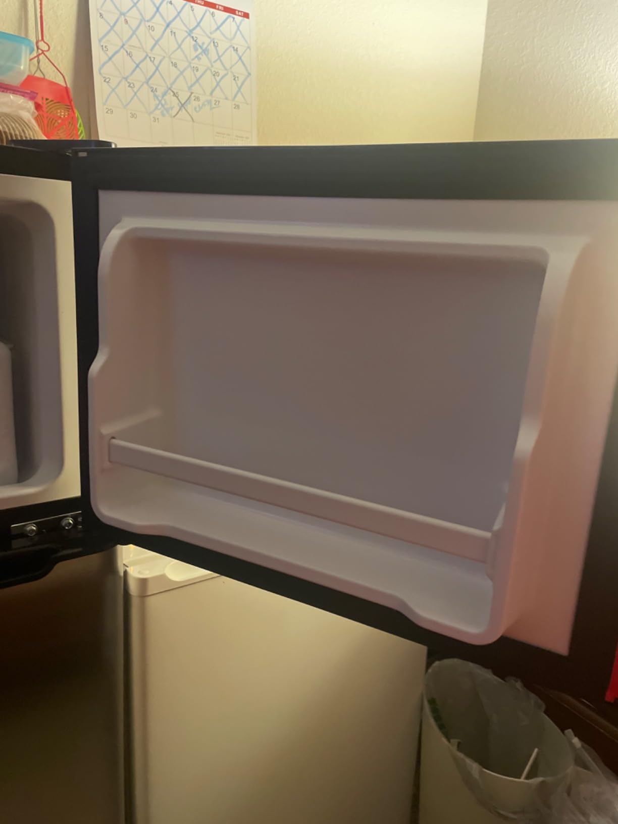 FRIGIDAIRE 2 Door Refrigerator/Freezer, 4.6 cu ft, Black Stainless Steel, Gunmetal customer photo 2