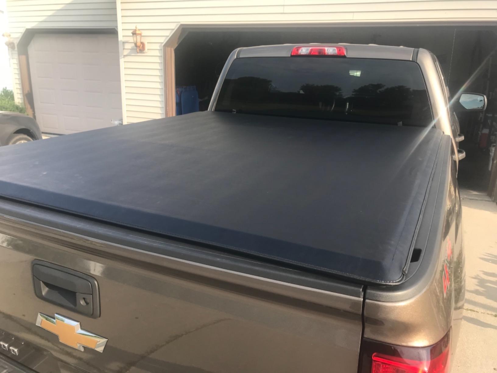 MaxMate Soft Roll-up Truck Bed Tonneau Cover Compatible with 2019-2026 Chevy Silverado GMC Sierra 1500 (Not Fit 19 LD/Limited) | 5'10