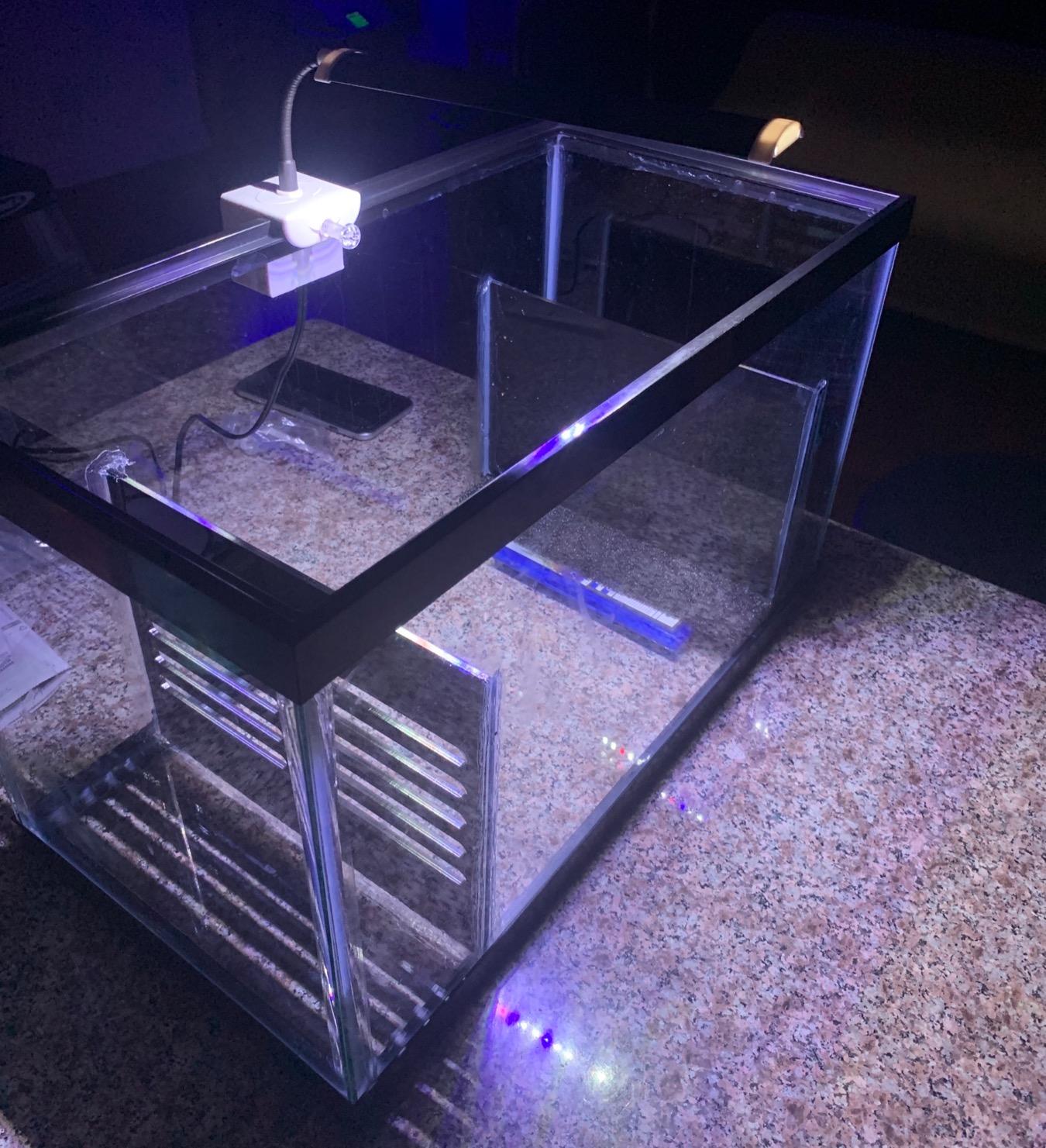 Bubblefin Aquarium Sump Refugium DIY Kit for Protein Skimmer Sump - Chamber dividers for (20 Gallon Long) Tank is not Included customer photo 2