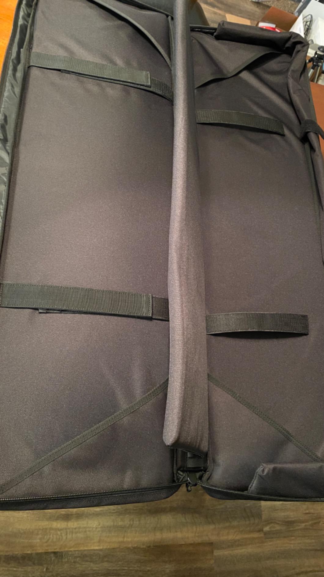 Savior Equipment American Classic Tactical Double Long Gun Bag Pistol Transportation Case w/Backpack Strap, Lockable Compartment, Available Length in 32