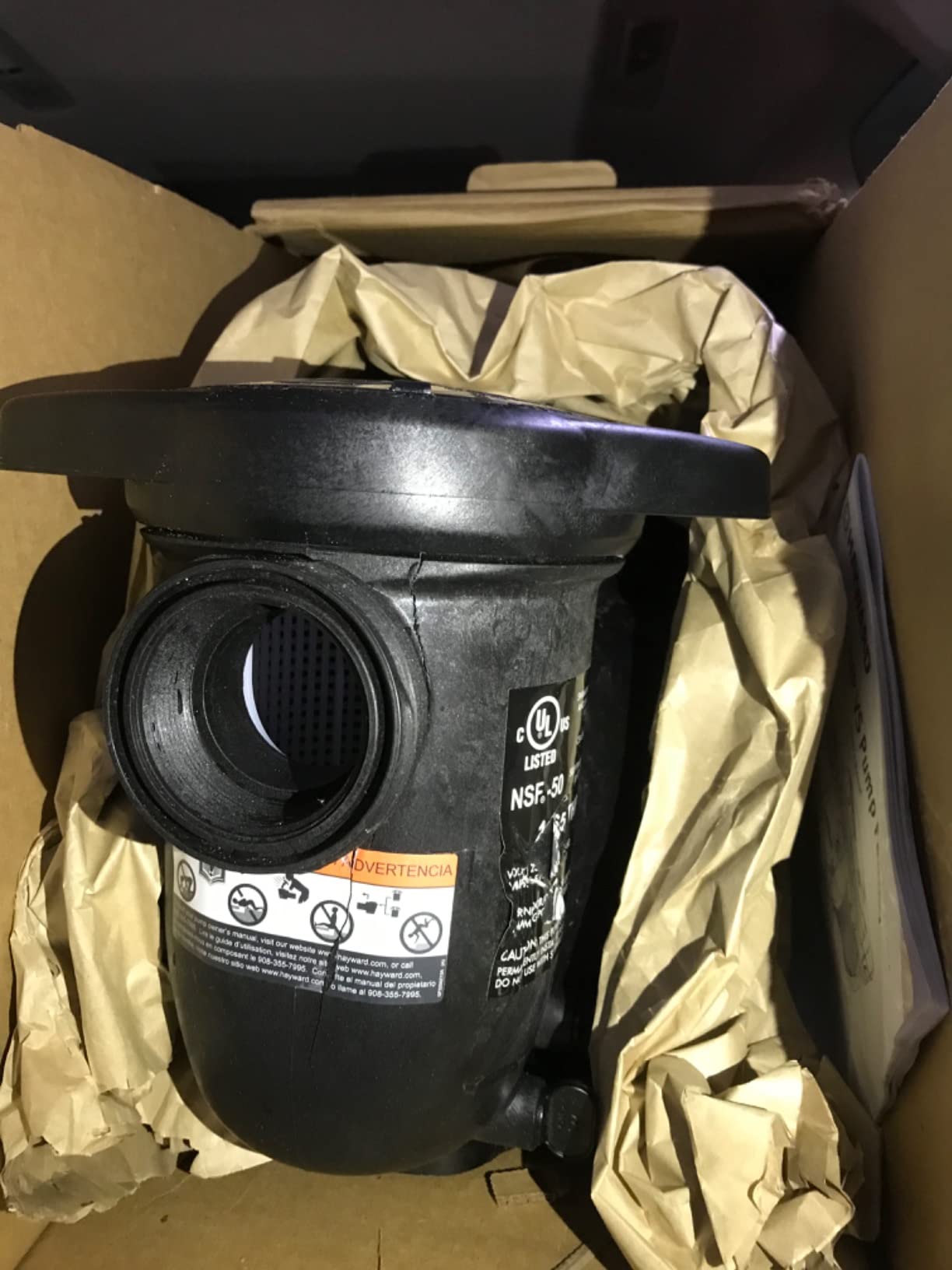 Hayward W3SP2303VSP MaxFlo VS Variable-Speed Pool Pump, Black customer photo 1
