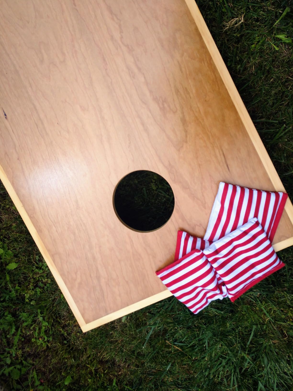 GoSports 4 ft x 2 ft Commercial Grade Cornhole Boards Set - Natural Wood Cornhole Boards, Choose from Different Bean Bag Color Combinations customer photo 2