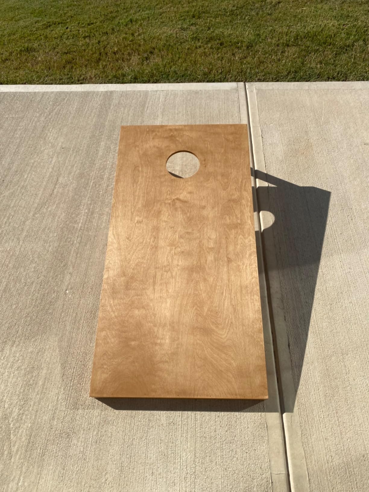 GoSports 4 ft x 2 ft Regulation Size Wooden Cornhole Boards Set with Light Brown Finish - Includes Carrying Case (Choose Your Colors) customer photo 1