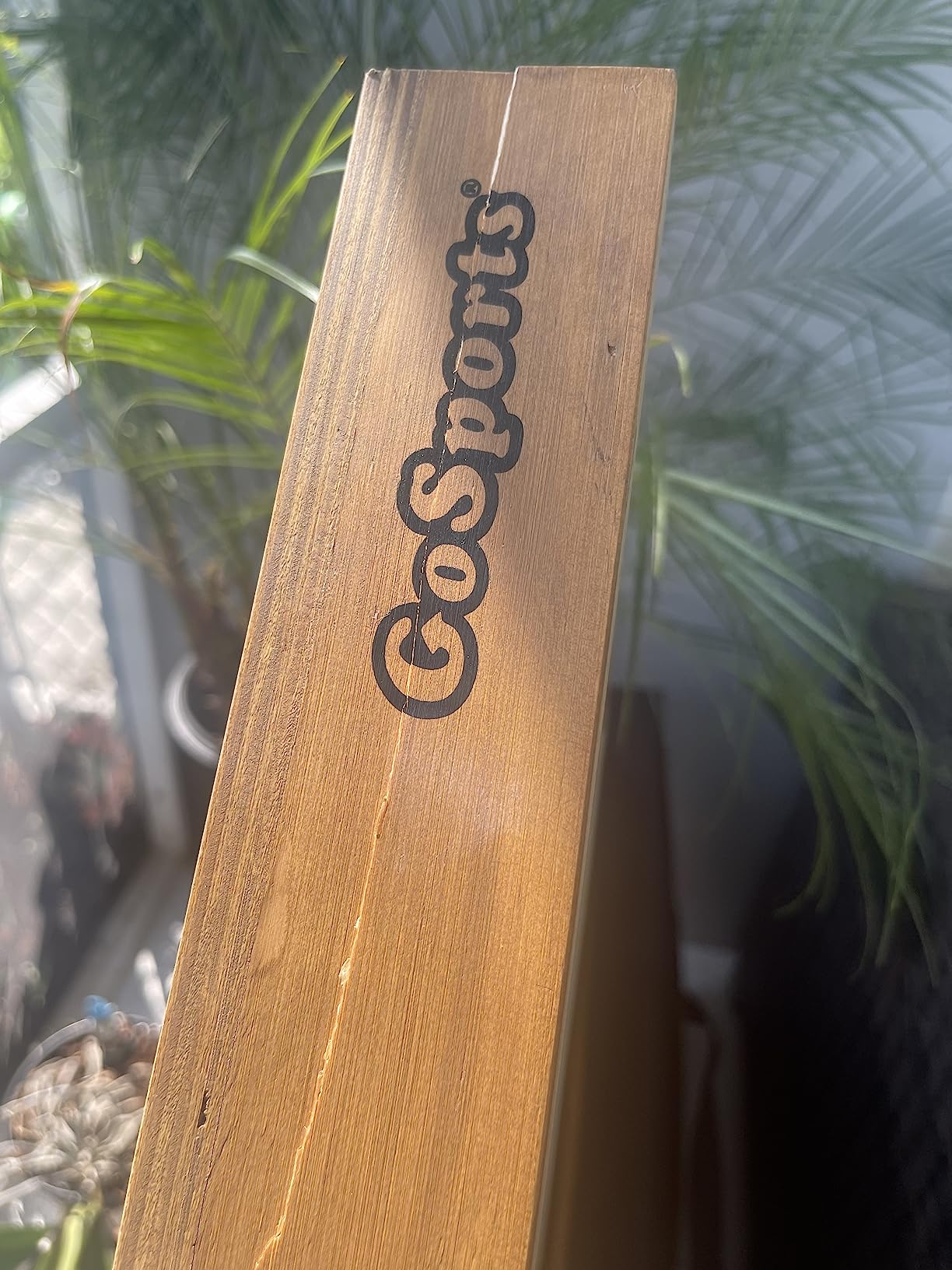 GoSports 4 ft x 2 ft Regulation Size Wooden Cornhole Boards Set with Light Brown Finish - Includes Carrying Case (Choose Your Colors) customer photo 2