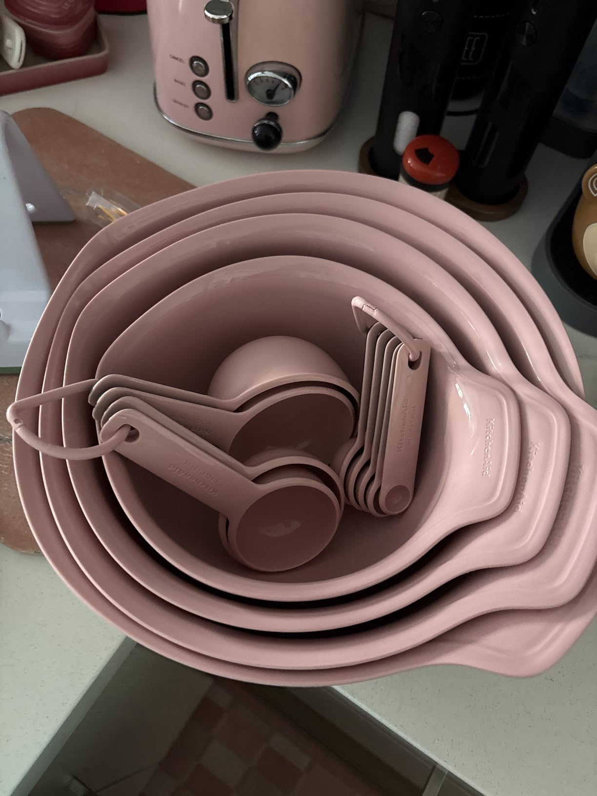 KitchenAid Classic Mixing Bowls, Set of 5, Pistachio customer photo 1