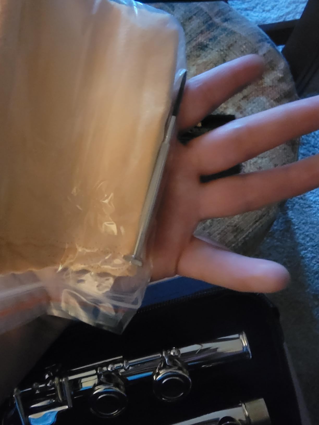 Cecilio Closed Hole C Flute - Musical Instrument, Beginner/Intermediate Flute in Band & Orchestra, Nickel customer photo 2