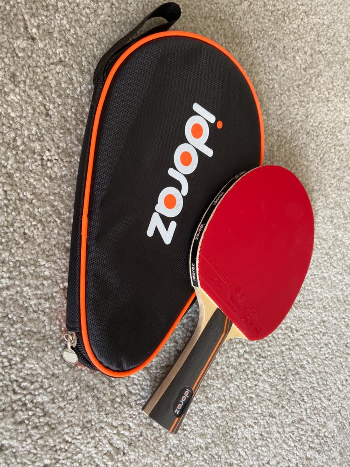 Professional Ping Pong Paddle with ITTF Rubber and Carrying Case | Table Tennis Racket with Speed 99, Spin 93, Control 90, Improves Accuracy and Consistency customer photo 2