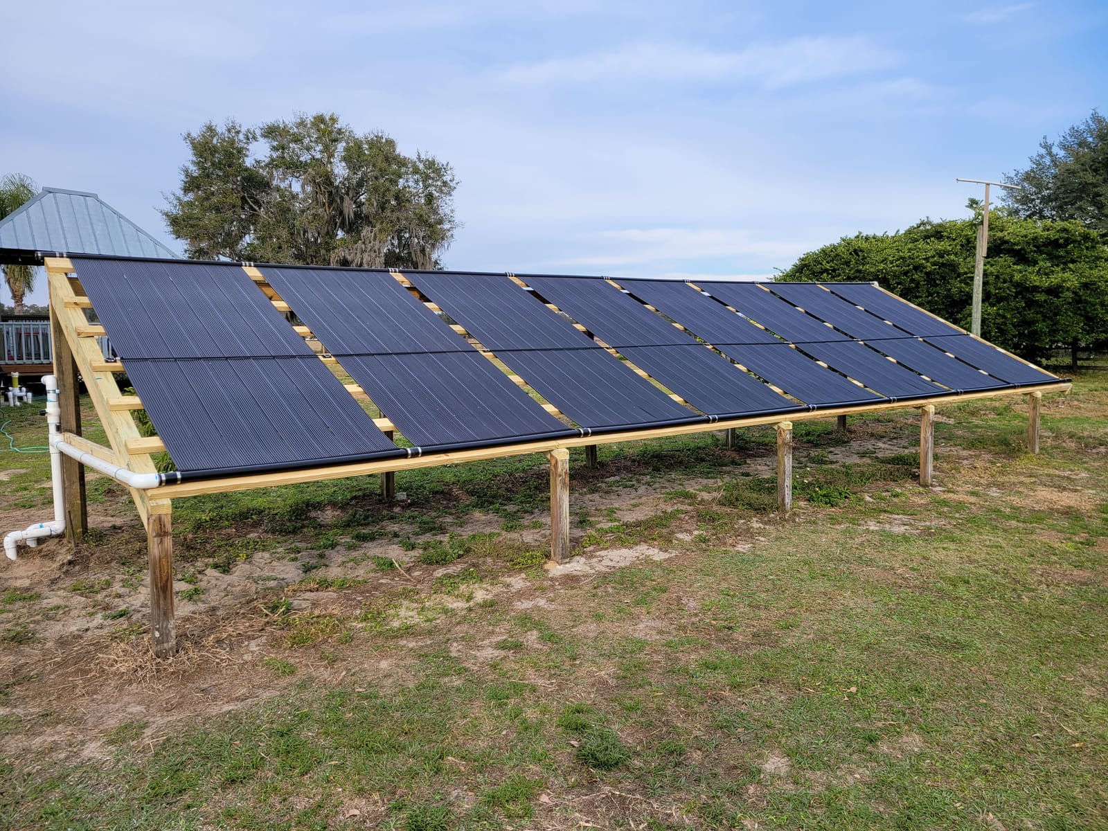 Highest Performing Design - DIY Solar Pool Heater Kit - 15-20 Year Life Expectancy (4-4x10 / 1.5