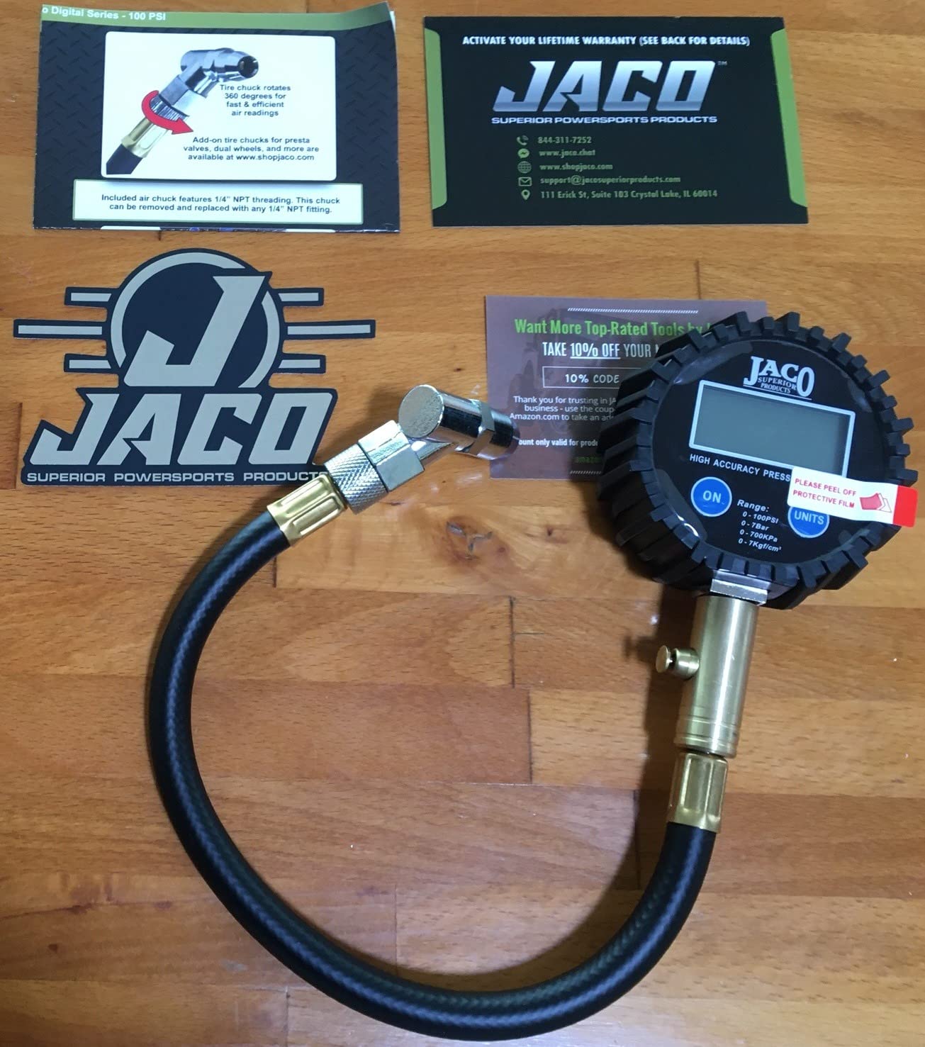 JACO ElitePro Digital Tire Pressure Gauge - Professional Accuracy - 100 PSI customer photo 2