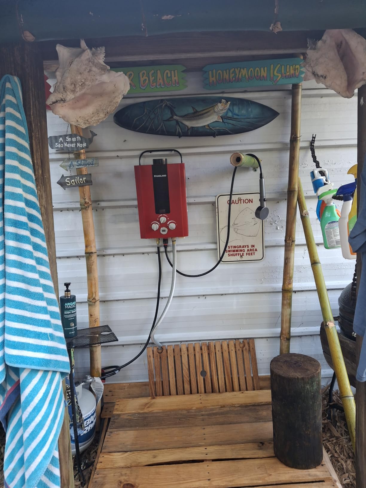 GASLAND BE158R Tankless Water Heater Propane | CSA Certified | 6L 1.58 GPM | Portable Outdoor Camp Shower, Overheating Protection, Digital Display, Temperature Adjustable, 41,000 BTU, Off-Grid customer photo 2