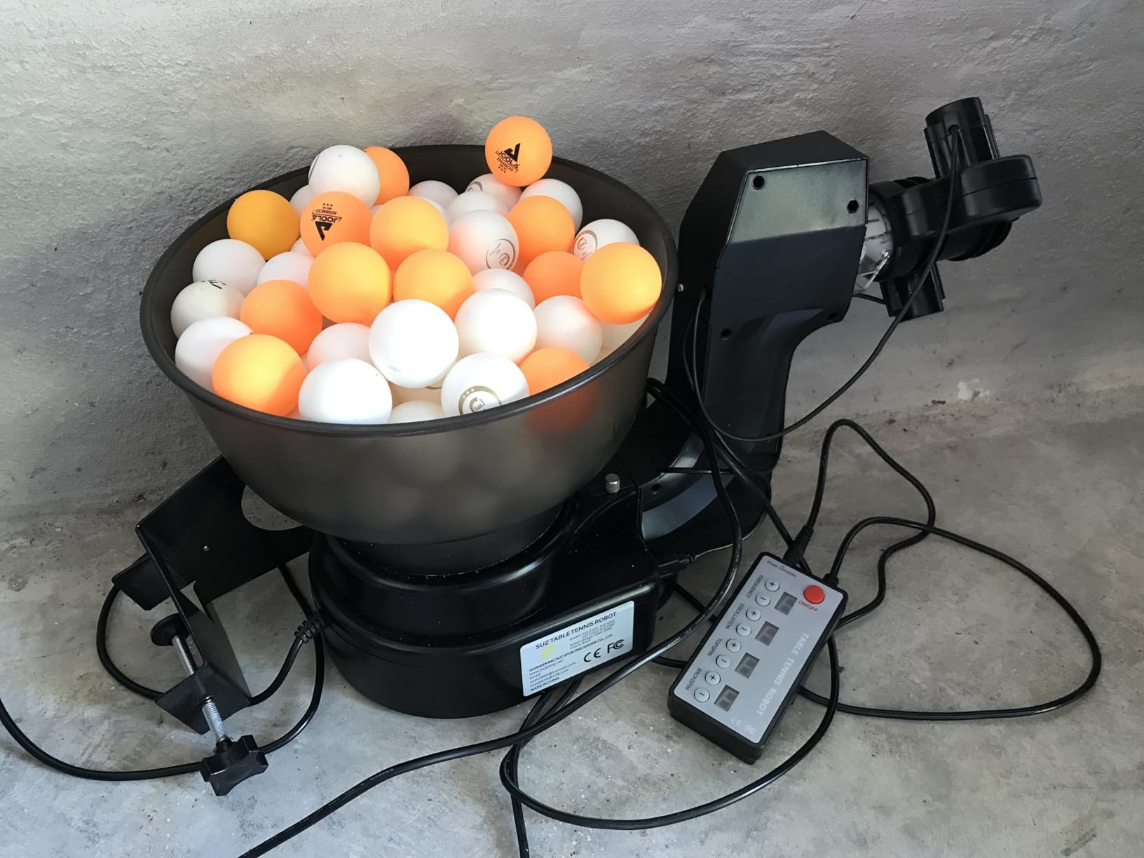 Suz S101 Ping Pong Machine with 100 Balls for Solo Training & Coaching customer photo 1
