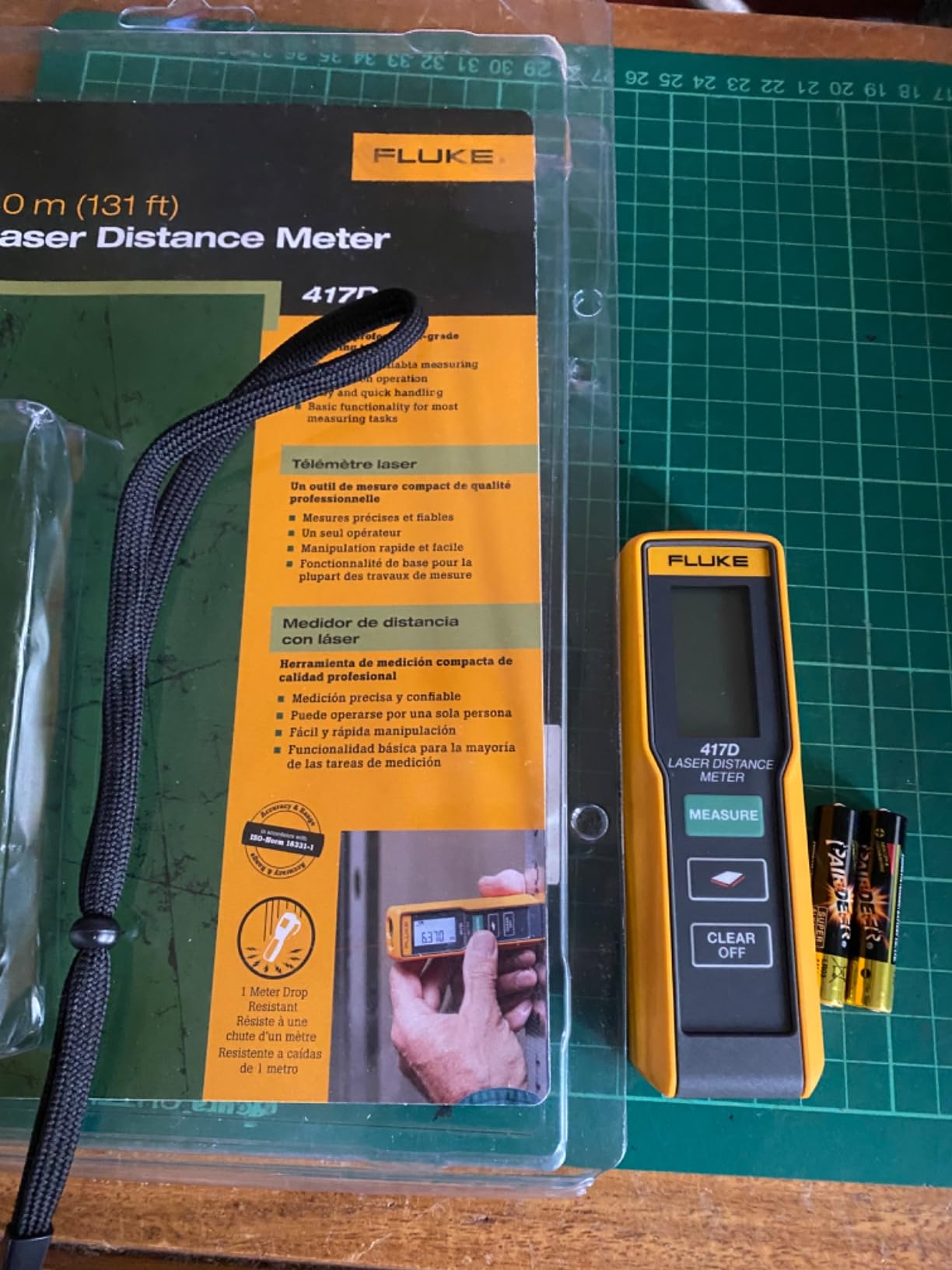 Fluke 417D Laser Distance Meter | One-Button Operation customer photo 1