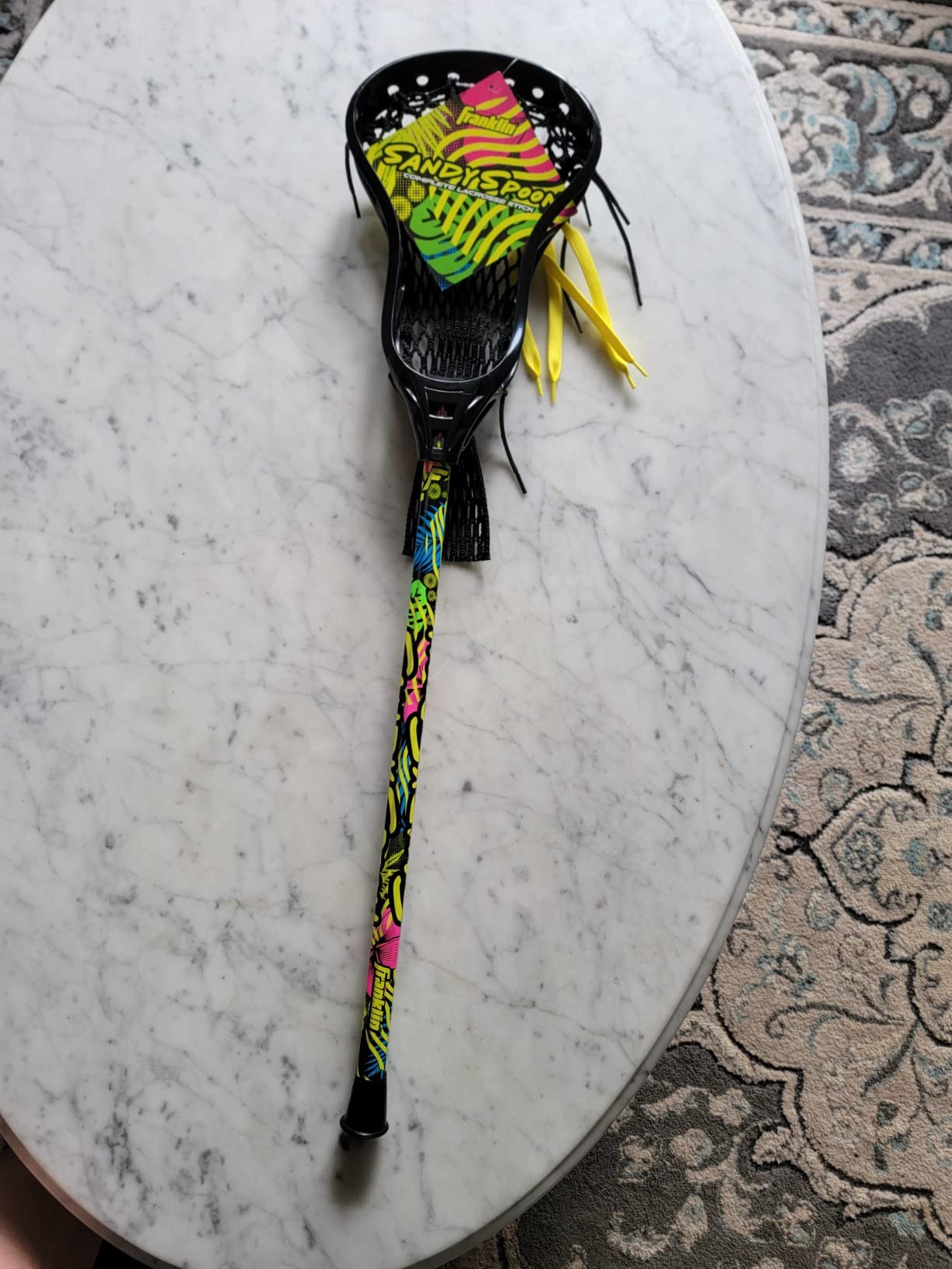 Franklin Sports Ambush Men's + Women's Lacrosse Sticks - Adult + Youth Aluminum Lax Sticks - Boys' + Girls' Game + Training Lacrosse Sticks - Standard + Mini Lax Stick for Kids + Adults customer photo 2