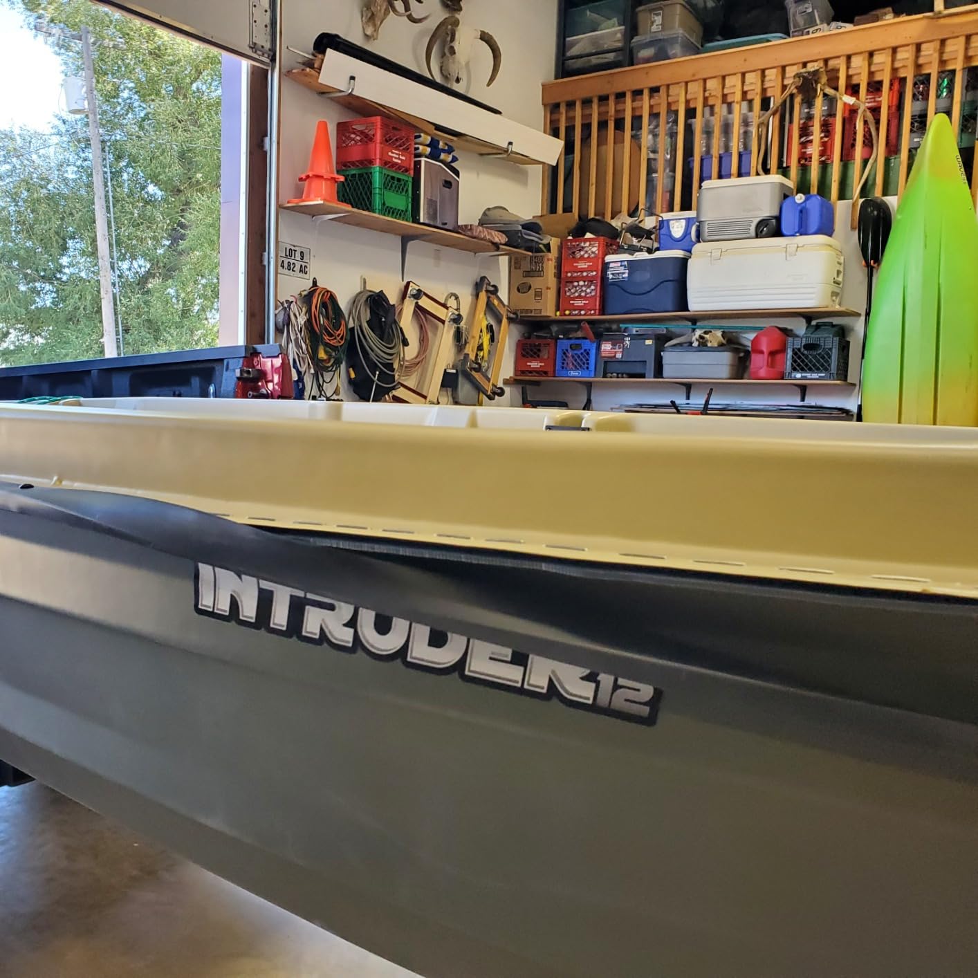 Pelican - Boat Intruder 12 - Jon Fishing Boat - 12 ft. - Great for Hunting/Fishing, Khaki/Beige customer photo 2