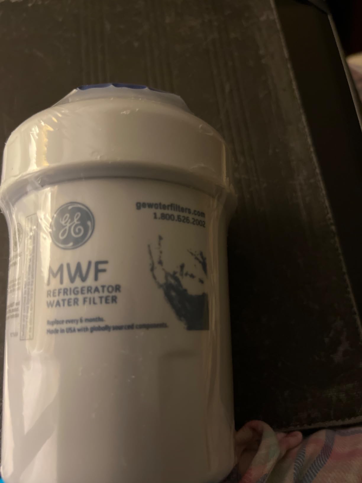 GE MWF Refrigerator Water Filter, Genuine Replacement Filter, 2-pack customer photo 2