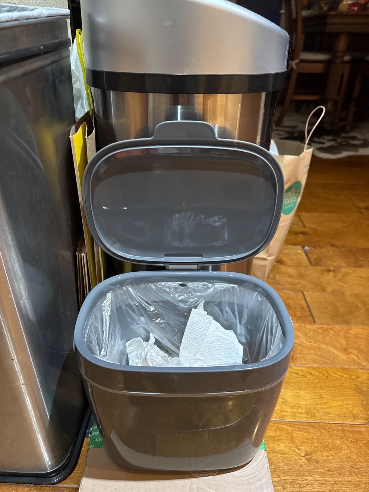 OXO Good Grips Easy-Clean Compost Bin - Charcoal - 1.75 GAL/6.62 L customer photo 2