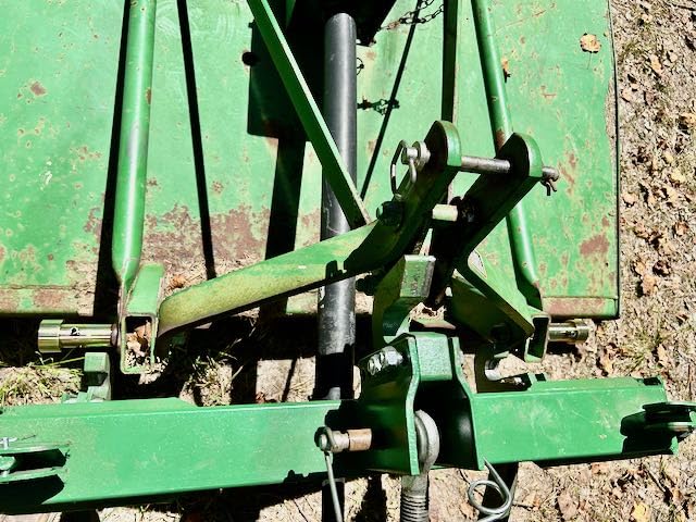 Titan Attachments Green 3 Point Quick Hitch Adaptor to Category 1 Tractors, 3000 LB Lifting Capacity, 27.5