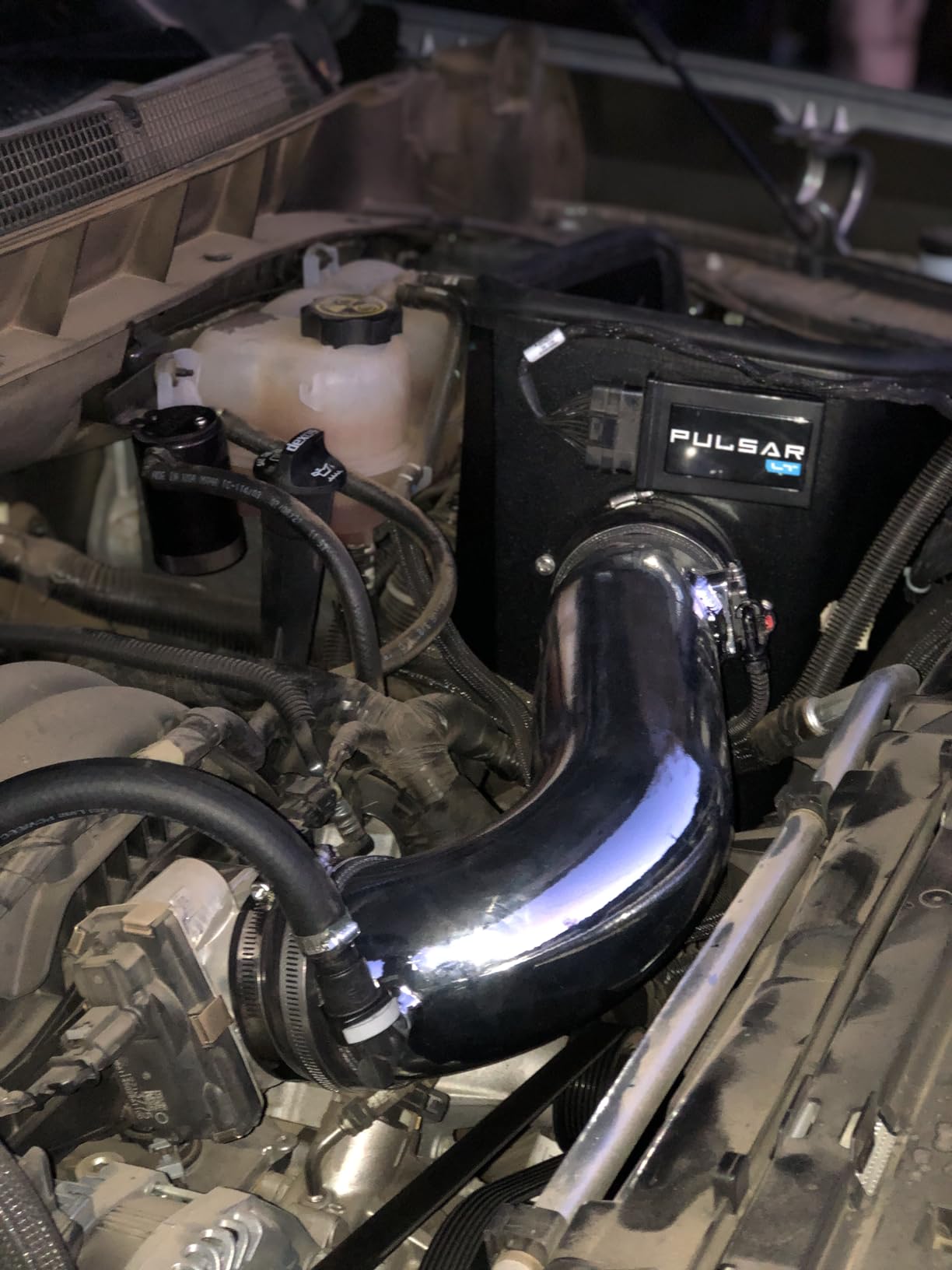 K&N Cold Air Intake System: High-Flow Air Filter, Increase Performance & Towing: Compatible with 2019-2026 Chevy/GMC/Cadillac Silverado 1500, Suburban, Tahoe, Sierra 1500, Yukon, Escalade, 77-3110KP customer photo 2