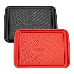 Cuisinart Grilling Prep and Serving Tray, Dishwasher-Safe, 2-Pc Nesting Set | 17-in x 10.5-in food tray set for prepping and serving, shatter-resistant melamine design fits 6 burgers, CPK-200 customer photo 2