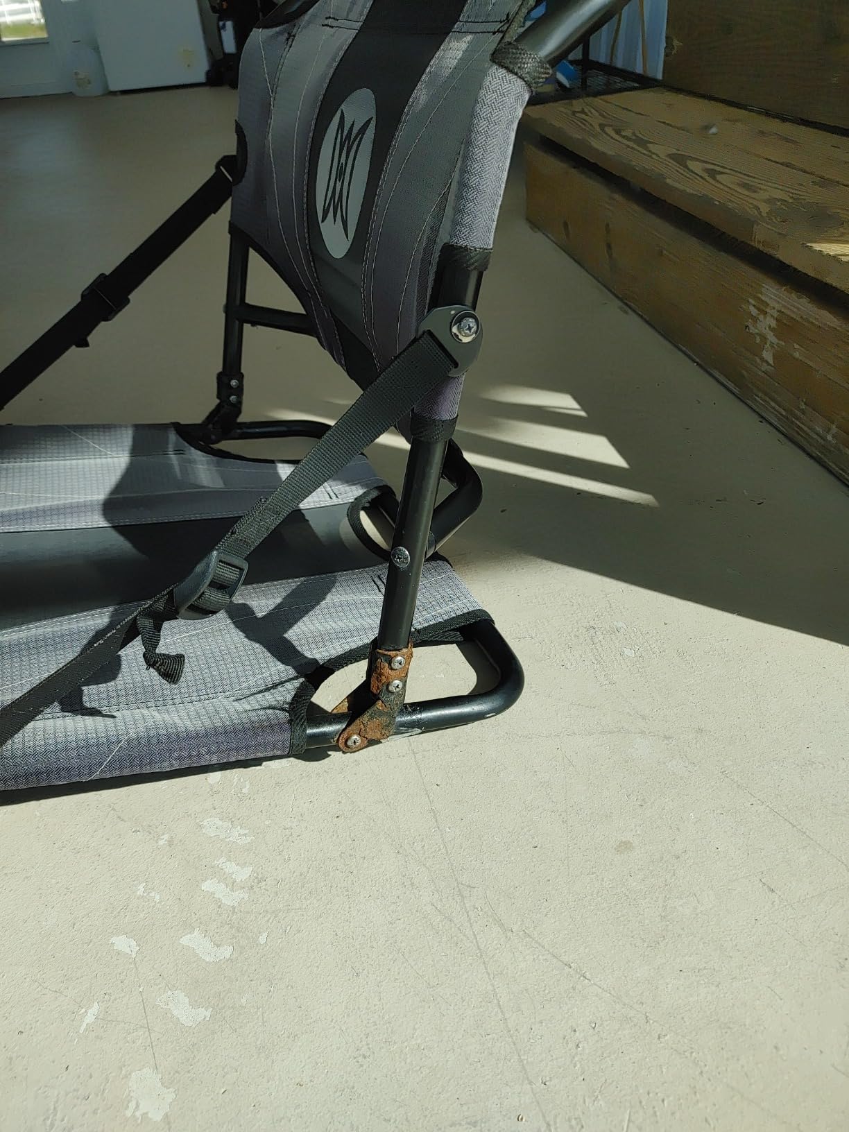 Perception Kayak Frame Seat Replacement - Lawn Chair Style Seat for Outlaw, Pescador Pro, Black/Gray,One Size,9800913 customer photo 2
