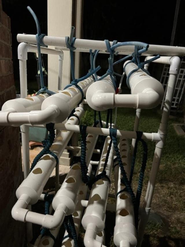 VIVOSUN Hydroponics Growing System 108 Plant Sites, 3 Layers 12 Food-Grade PVC-U Pipes Gardening System Grow Kit with Water Pump Timer, Nest Basket and Sponge for Leafy Vegetables customer photo 1