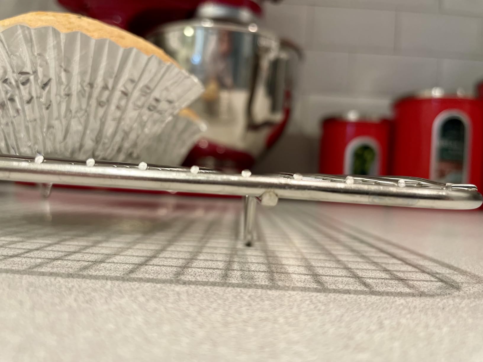 Ultra Cuisine Cooling and Baking Rack Set - 11.5'' x16.5'' | 100% Stainless Steel, Oven-Safe, Dishwasher-Safe, Heavy Duty Tight-Wire, Set of 2, Half Sheet Pan Cooling Racks, Easy Clean customer photo 1