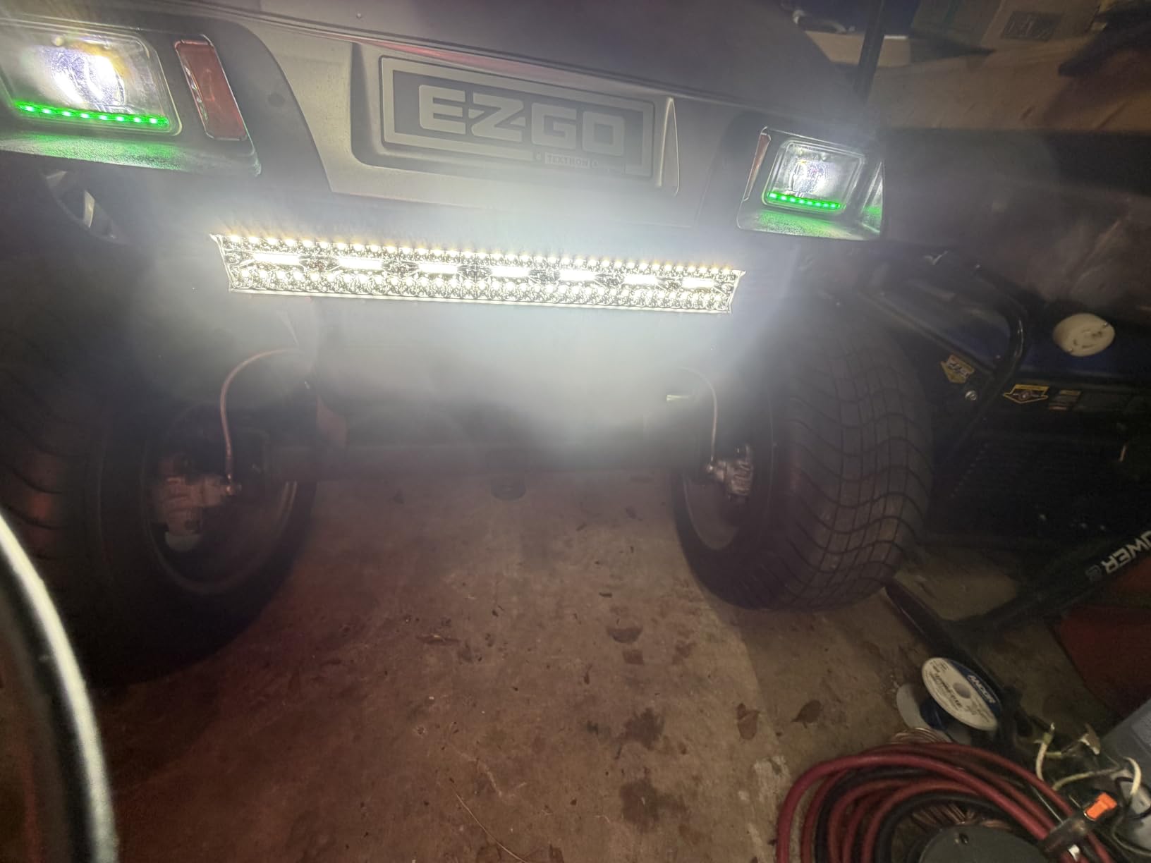 Nilight LED Light Bar 20Inch 420W Flood Spot Combo Triple Row Driving Lamp Roof Bumper Off Road LED Work Lights Pods for Van Camper Wagon Car Pickup Golf Cart ATV UTV SUV Truck Boat 4x4 customer photo 2