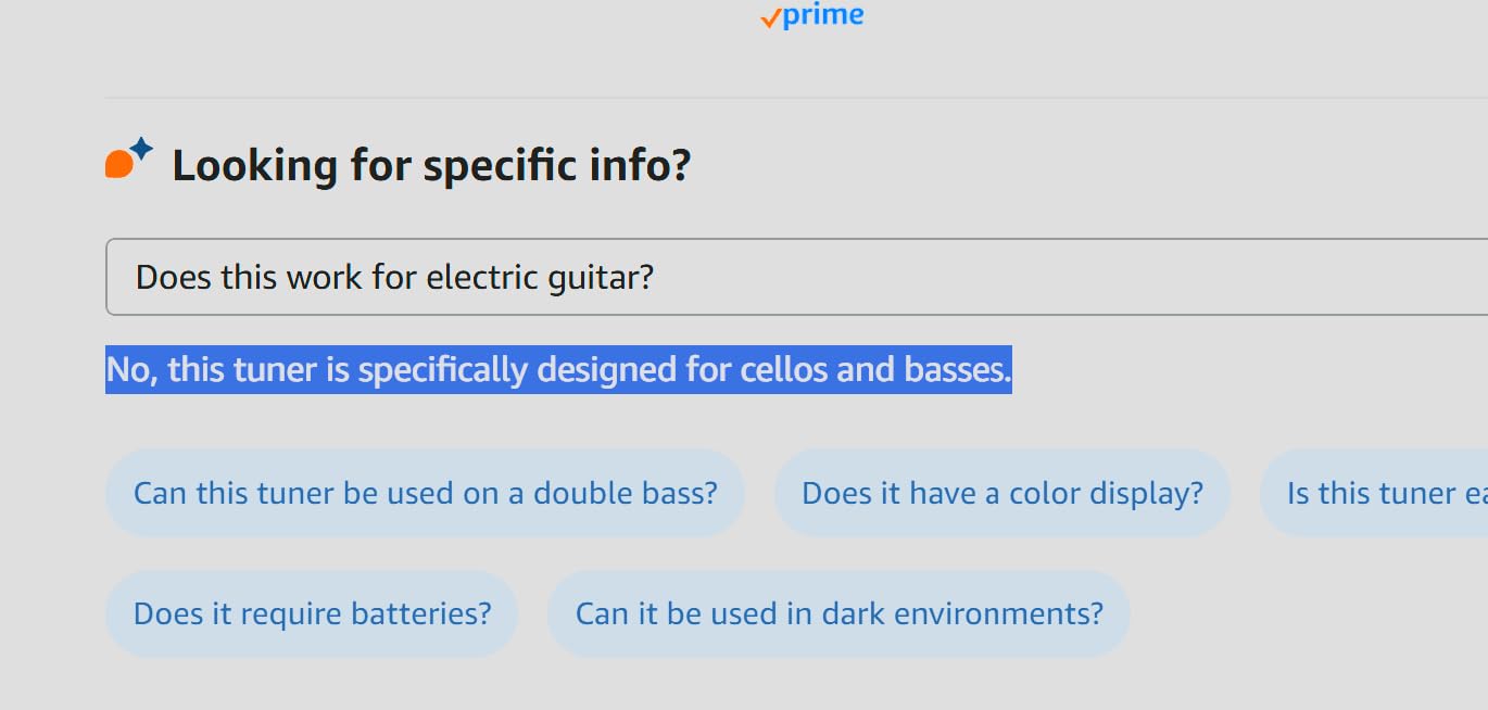 D'Addario Eclipse Cello & Bass Tuner | Clip-on Tuner with Bright Color Display customer photo 1