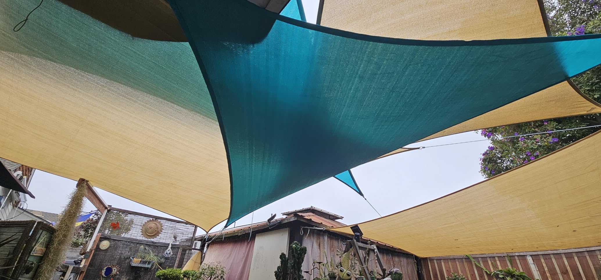 Artpuch Sun Shade Sail 16'x20' Sand Rectangle | Curved Edged, Commercial Grade 185GSM, Permeable Sunshade, Outdoor Canopy for Deck, Backyard, Patio customer photo 1