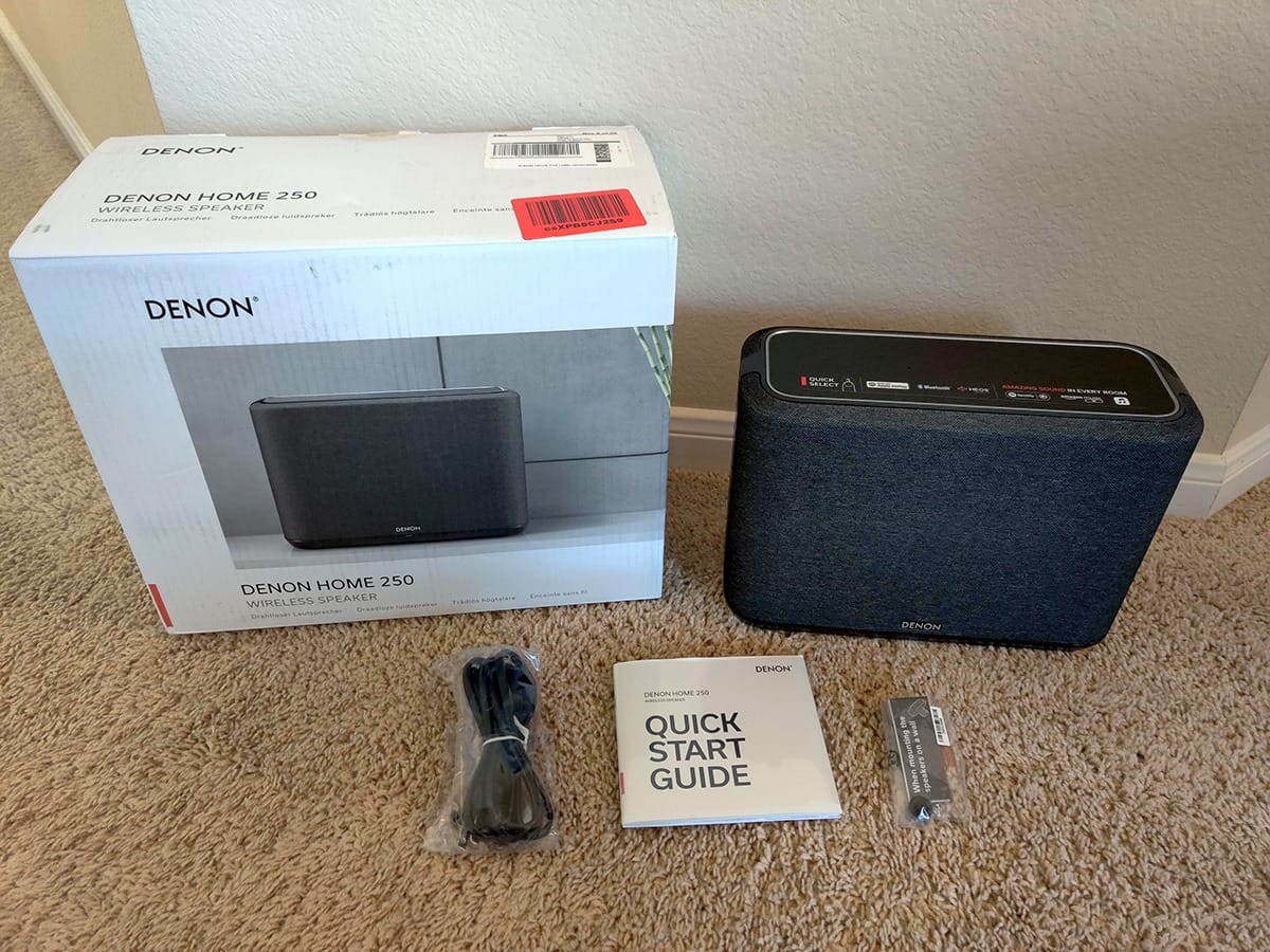Denon Home 250 Wireless Smart Speaker, Bluetooth Stereo Speaker, Black customer photo 2