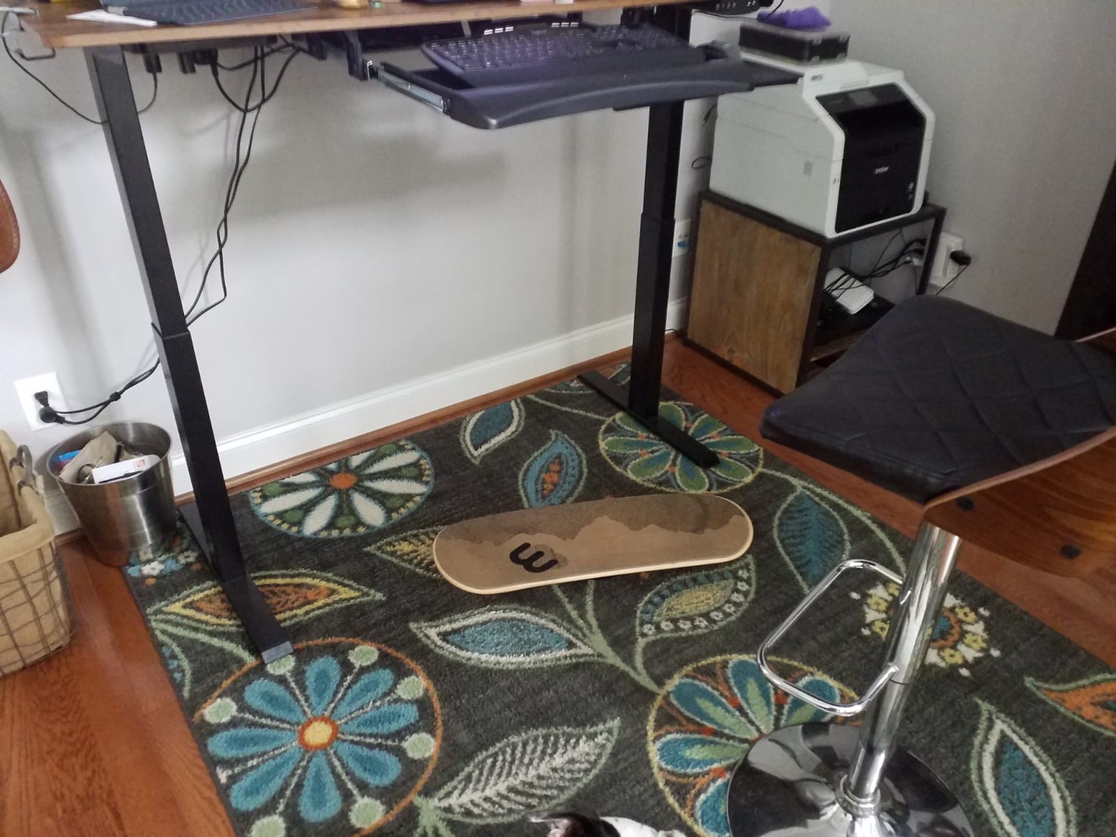 Whirly Board Wide 360 | Standing Desk Balance Board | Wobble Board Portable Home Gym | Snowboard Training | Surf trainer | Balance Board for Kids & Adults | Core Balance Trainer customer photo 2