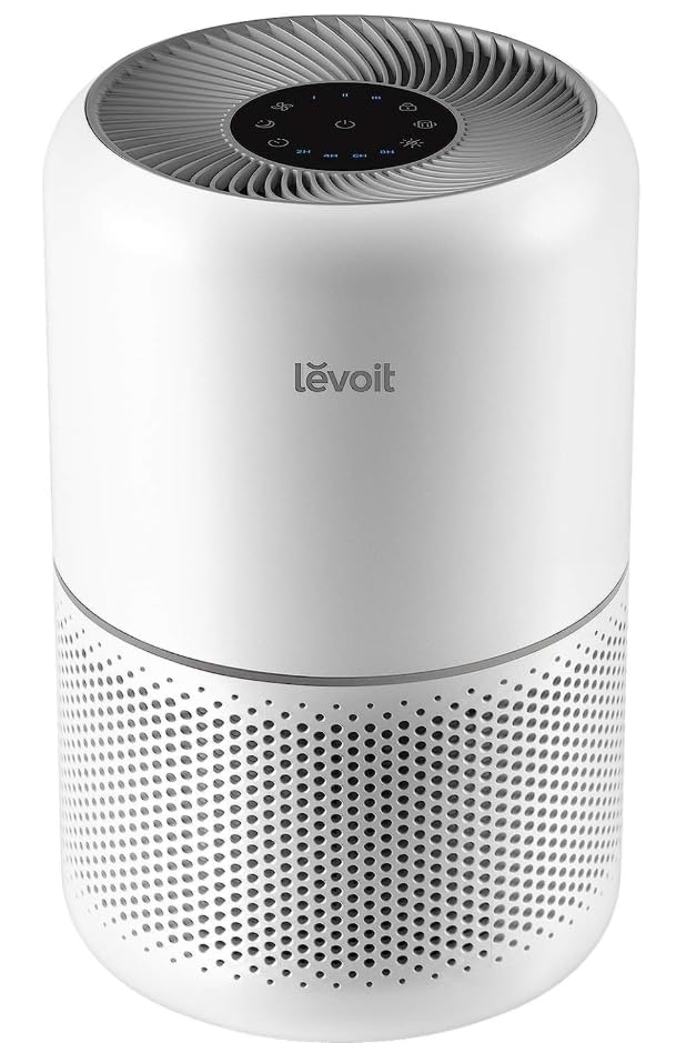 Levoit Air Purifier for Home Pets Hair Allergies in Bedroom Quiet Purifiers | Covers Up to 1073 ft², 3-in-1 Filter with HEPA Sleep Mode, Remove Dust Pollen Smoke Pet Odor, AHAM VERIFIDE, Core300-P, Black customer photo 2