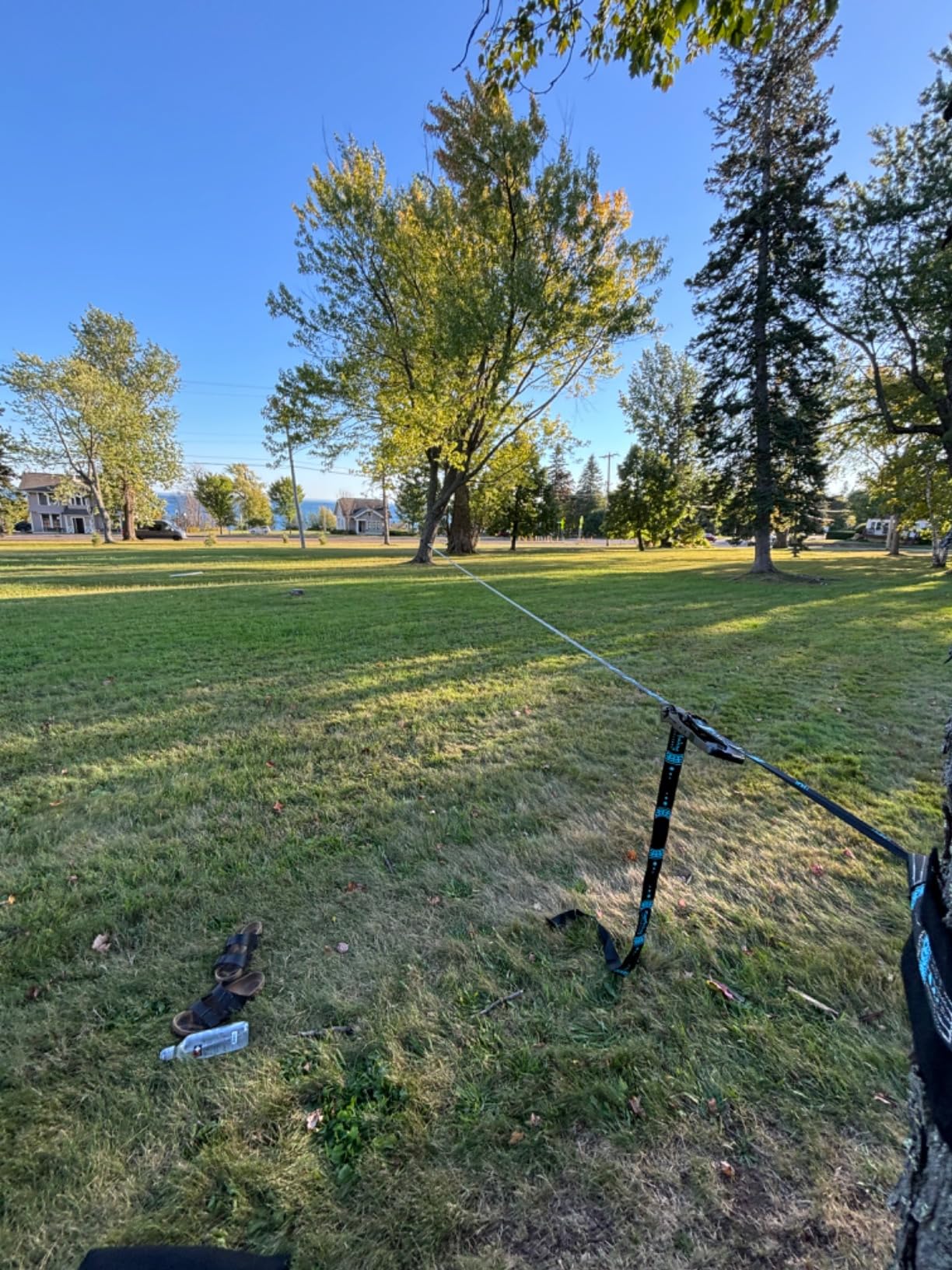 ZenMonkey Infinity Slackline Kit - 100 Foot Longline Slackline with Ergo Ratchet, Tree Protectors, Cloth Carry Bag and Instructions - Easy Setup for The Family, Kids and Adults customer photo 2